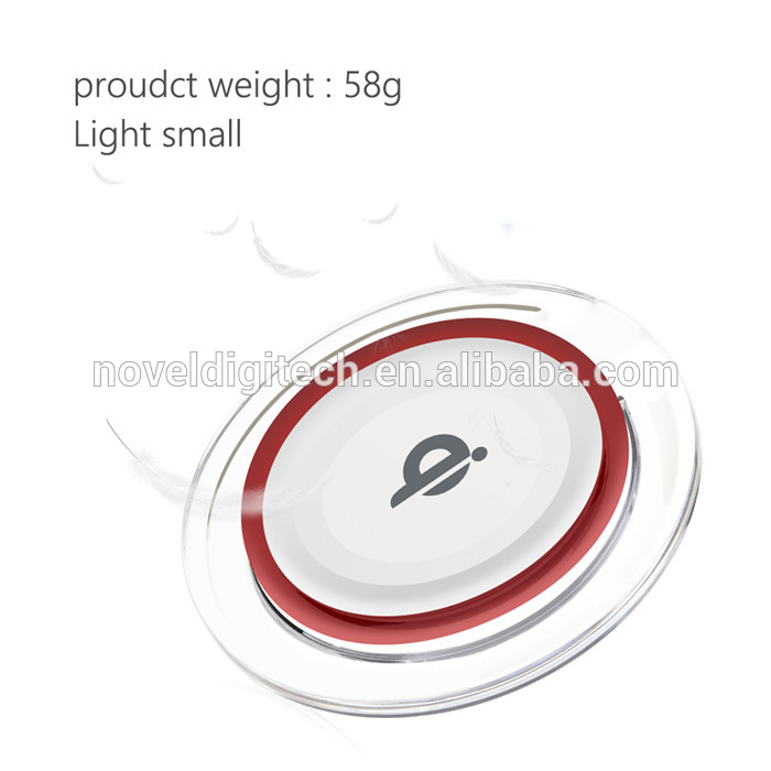 Latest Trending Product Mini Qi Sucker Qi Wireless Phone Charger for iPhone X